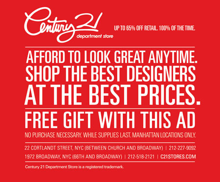 century 21 store coupon