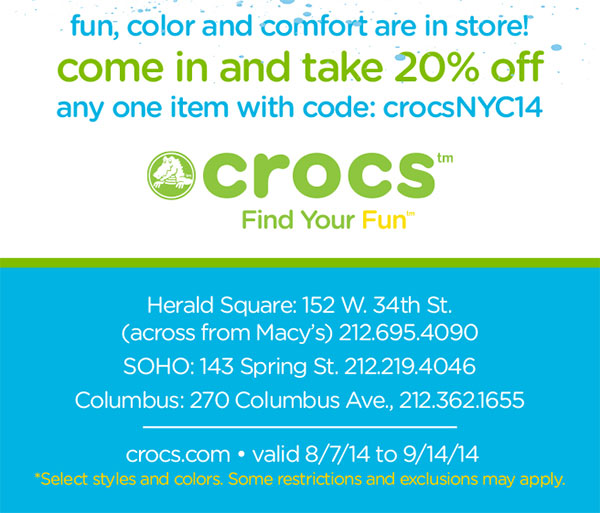 Crocs.com coupon code