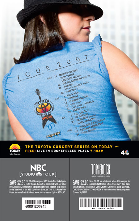 Top of the rock discount coupon