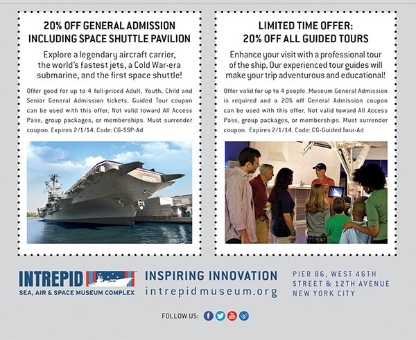 Intrepid Museum Coupon