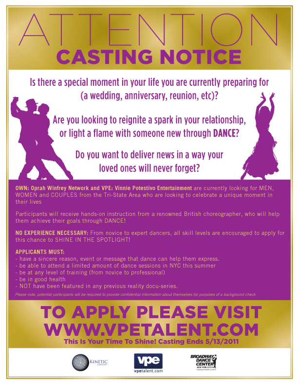 dance casting call