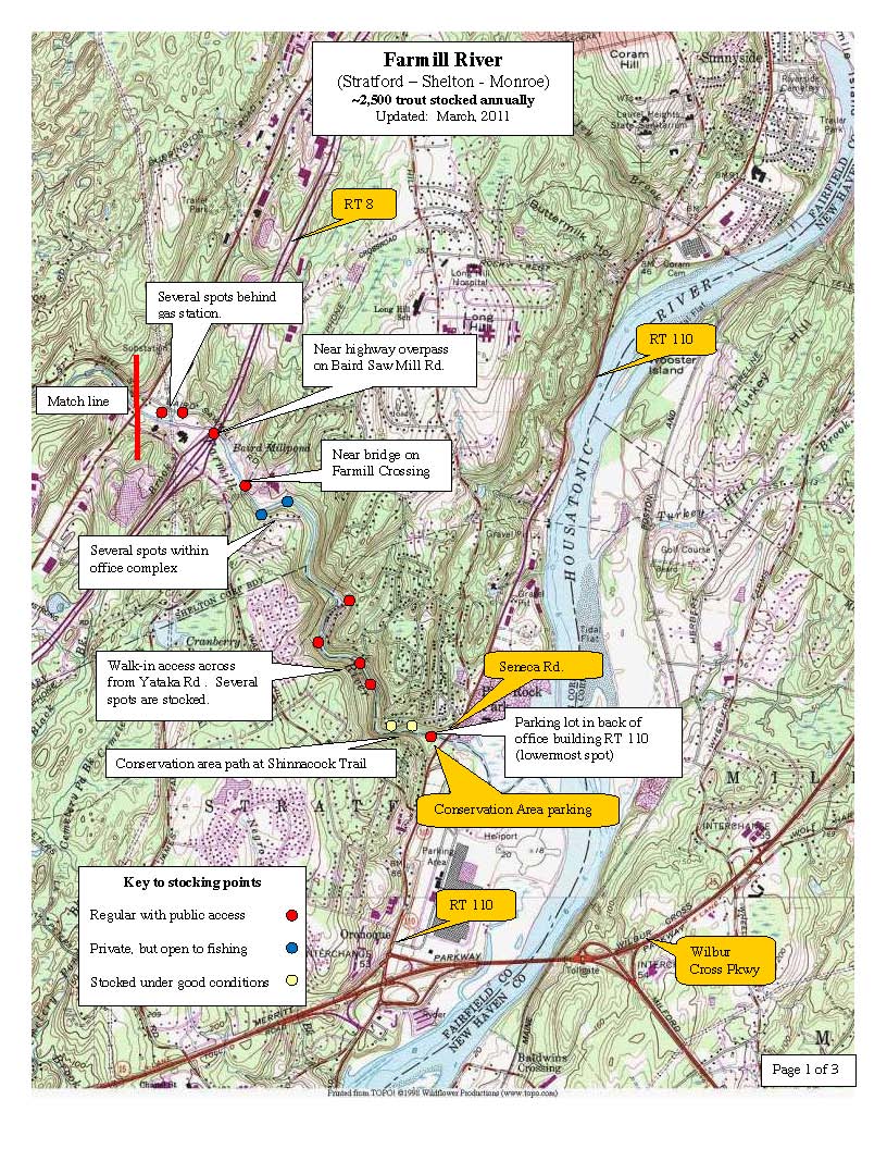 farmill-river-shelton, trout-stocking-map