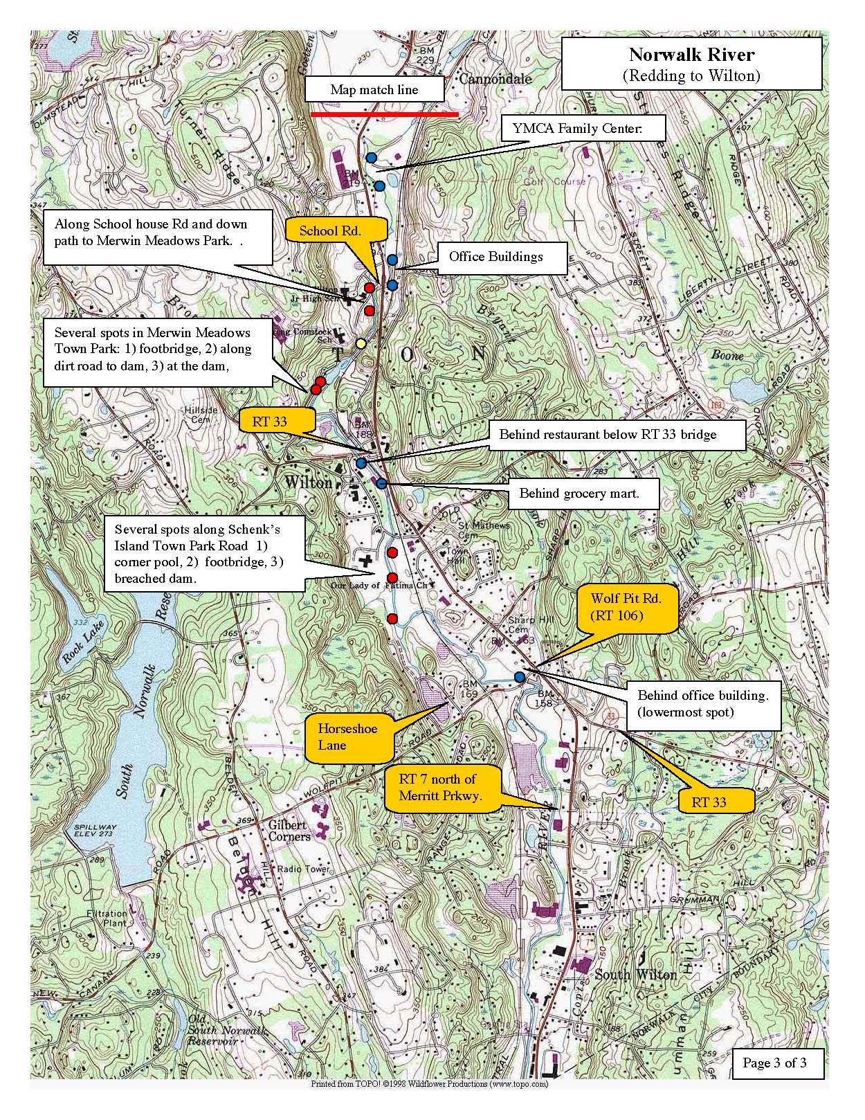norwalk-river-redding, trout-stocking-map-page-3