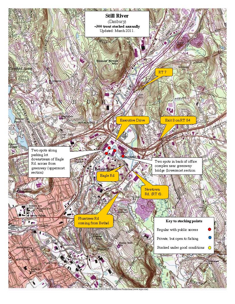 trout-stocking-map, still-river-danbury