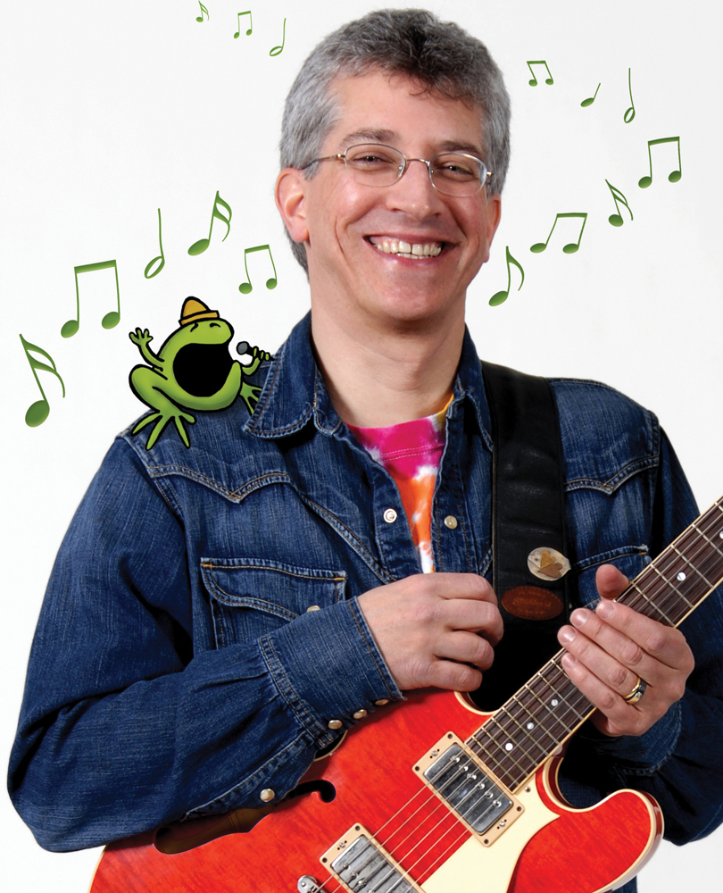 Photo courtesy BenRudnick.com Ben Rudnick and a frog named Sam