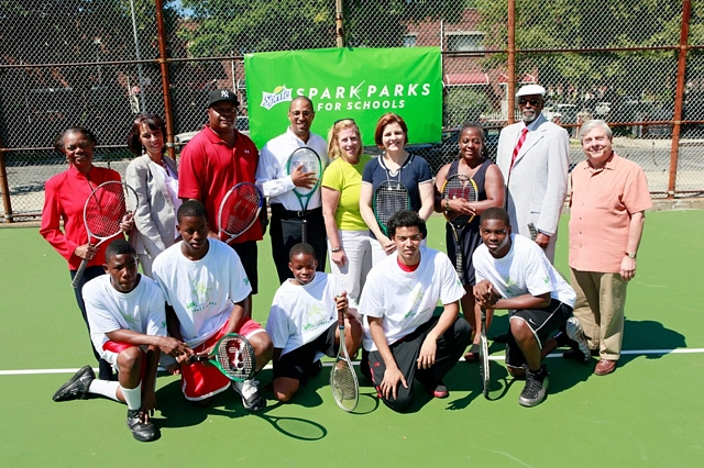 Photo courtesy Coca-Cola Refreshments Boys and Girls High School Brooklyn tennis