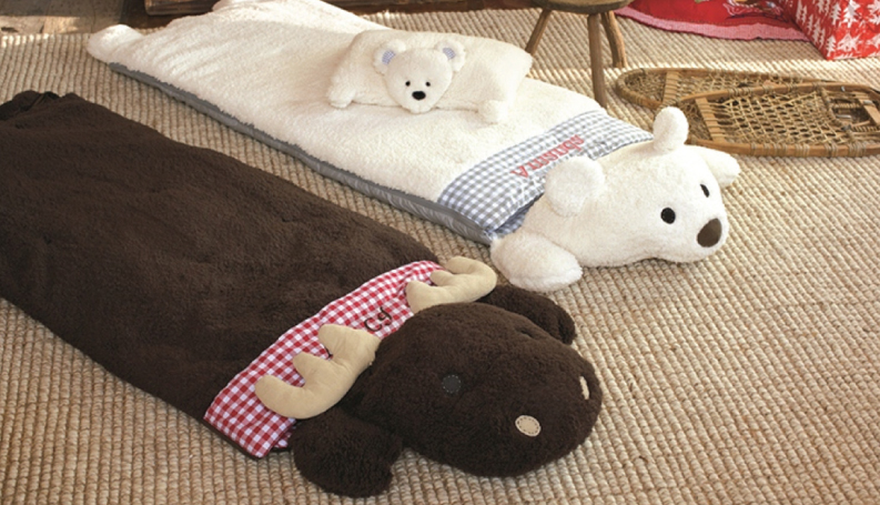 moose and polar bear sleeping bags