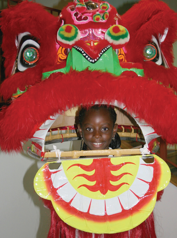 Photo courtesy Brooklyn Children's Museum Chinese New Year of the dragon