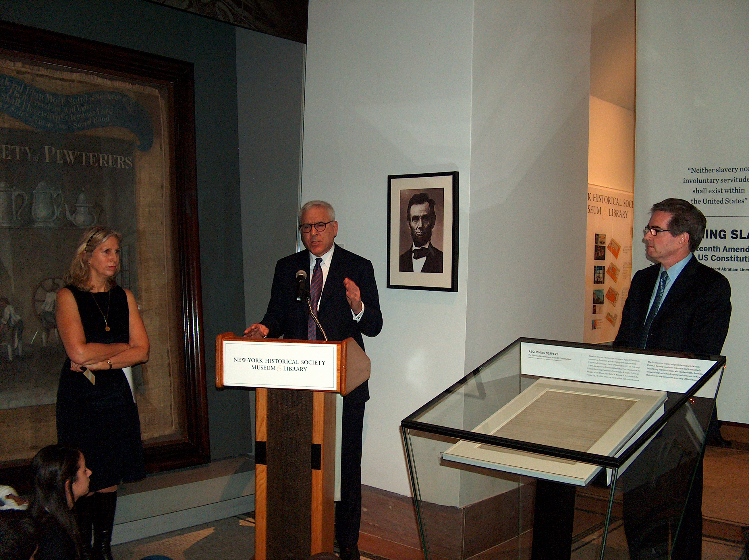 David Rubenstein says, "History has the power to change lives."