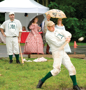 Catch an 1864-style baseball game in the summer Victorian baseball
