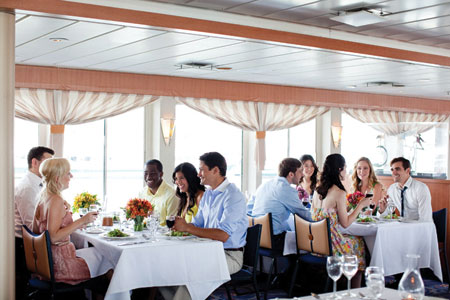 World Yacht dining