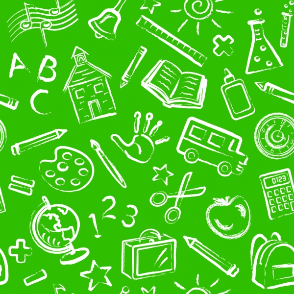 School supplies illustration