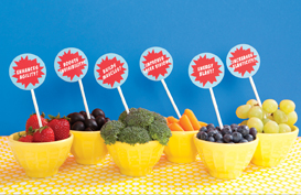 Superhero Snack Labels; Courtesy One Charming Party Superhero Snack Labels; Courtesy One Charming Party