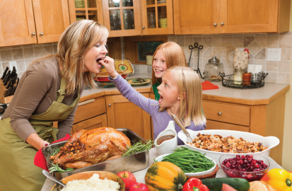 Preparing Thanksgiving Dinner