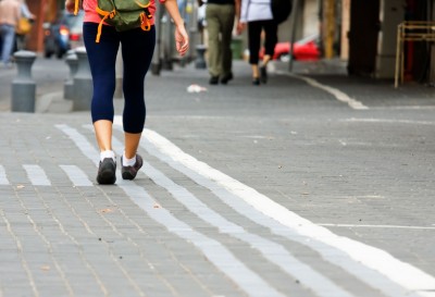 woman walking