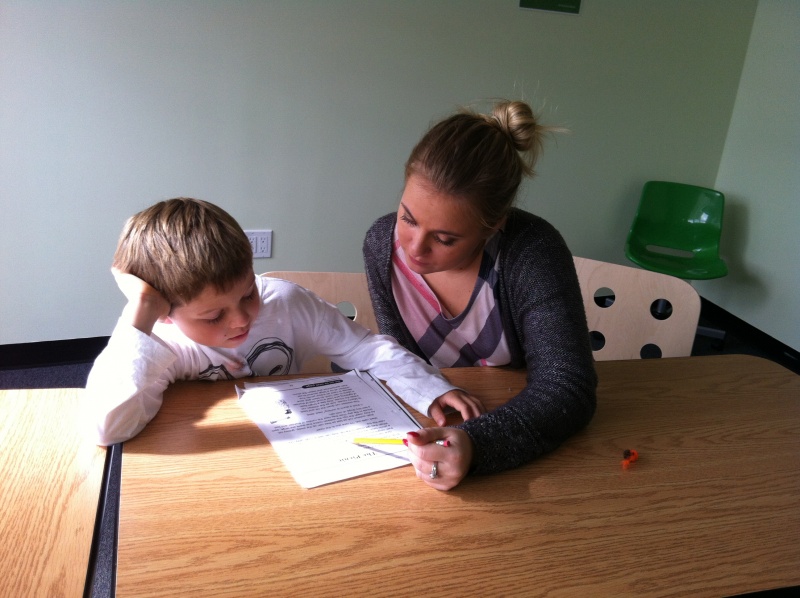 Courtesy Thinking Tree Learning Center child and tutor