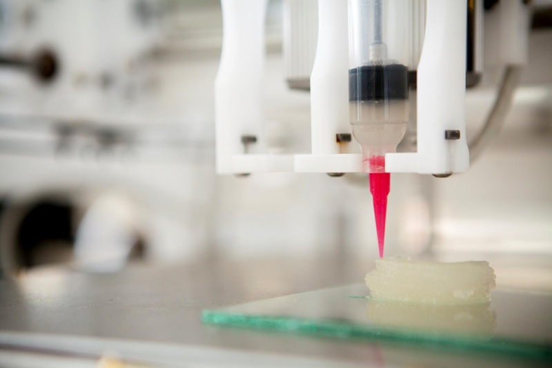 Courtesy Weill Cornell Medical College Bioengineered ear printer