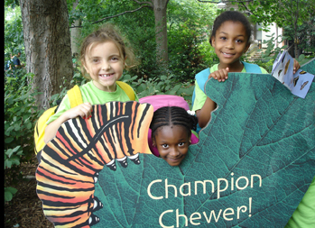 Courtesy Park Slope Explorers kids at summer camp