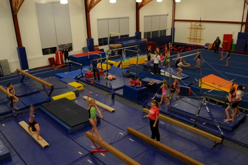 Courtesy Darien YMCA The Darien YMCA gymnastics facility