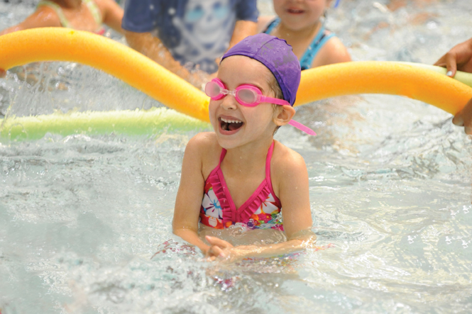 Courtesy Asphalt Green girl swimming in pool