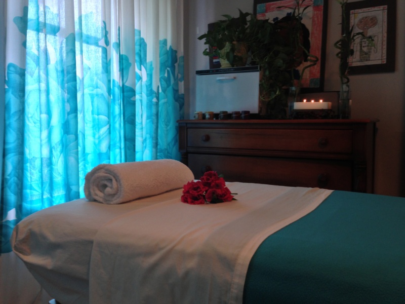 Courtesy Chi Moshi, Inc. massage room at chi moshi