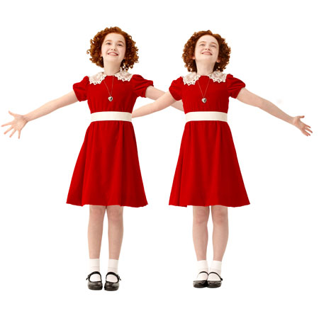 Annie's Taylor Richardson and Sadie Sink