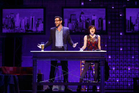 Zachary Levi and Krysta Rodriguez in First Date