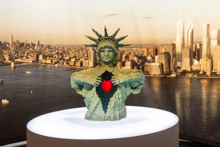 The Art of the Brick at Discovery Times Square in NYC