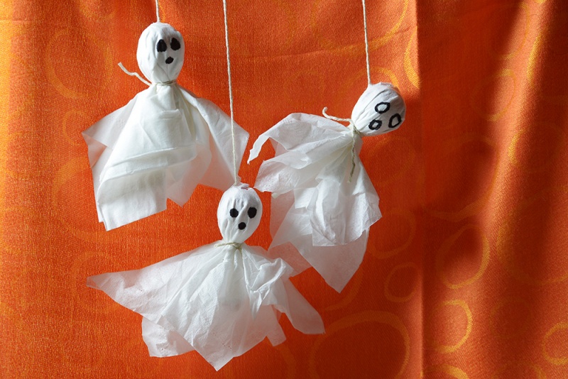 Get Crafty With Halloween Ghosts (ny Metro Parents Magazine)