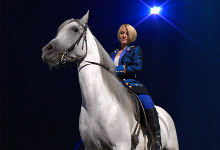 Jenny Vidbel in the Big Apple Circus