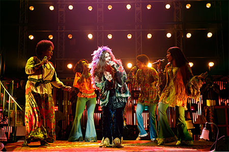Mary Bridget Davies, Taprena Michelle Augustine, De'Adre Aziza, Allison Blackwell, Nikki Kimbrough in A Night With Janis Joplin