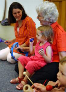 Courtesy Mommy, Music, & Me grandmother and granddaughter