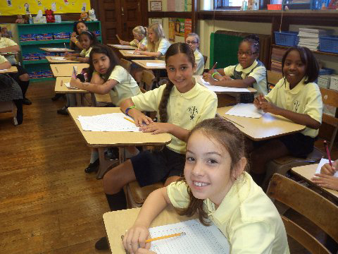 Courtesy St. Joseph the Worker Catholic Academy students writing at st joseph the worker catholic academy