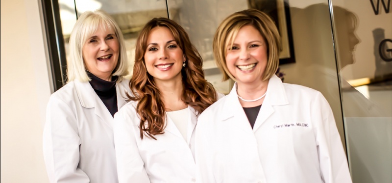 Courtesy Suffern's Women's Wellness Group Monica Peacocke, M.D., Samantah LeGault, M.S., DTR, and Cheryl Martin, M.A., CBC