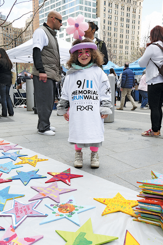 Photo by Amy Dreher 9/11 memorial run walk family day
